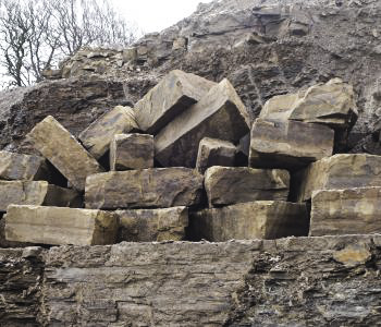 Natural stone blocks